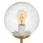 BigBuy Home Lampadaire Doré Métal et Verre 60 W