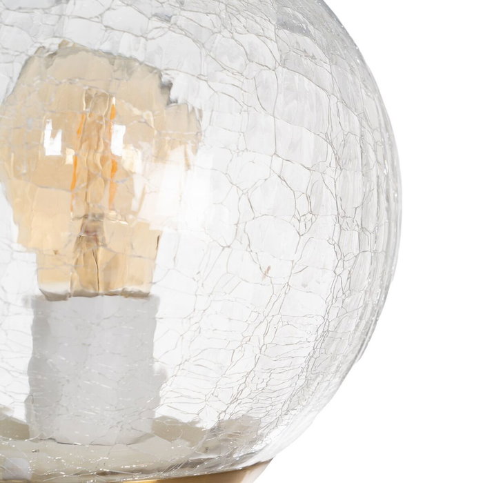 BigBuy Home Lampadaire Doré Métal et Verre 60 W BigBuy Home Lampadaire Doré Métal et Verre 60 W