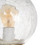 BigBuy Home Lampadaire Doré Métal et Verre 60 W