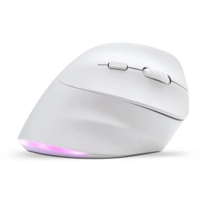 Bluestork ERGO - Souris ergonomique sans fil, rétroéclairage, prête à l'emploi pour PC/MAC, Noir