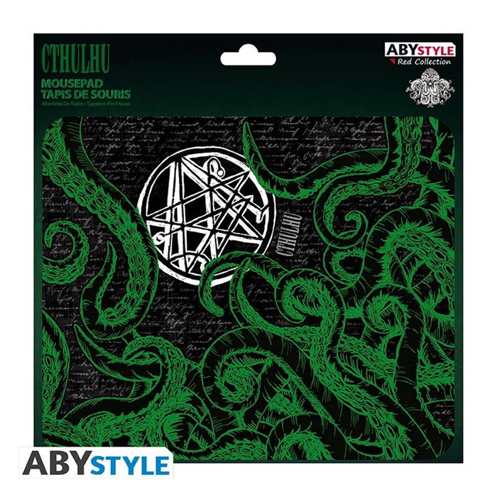 ABYstyle Tapis de souris Cthulhu - Necronomicon, tissu imprimé, antidérapant, 23,5 x 19,5 cm