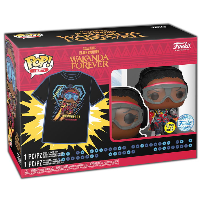 FUNKO Pop&Tee Black Panther Wakanda Forever - Camiseta Taille L