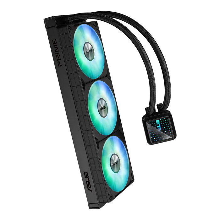 ASUS Prime LC 360 ARGB Kit de Refroidissement Liquide AIO, Radiateur 360 mm, Ventilateurs PWM 120 mm, ARGB, Intel LGA 1150-1700/AMD AM4-AM5
