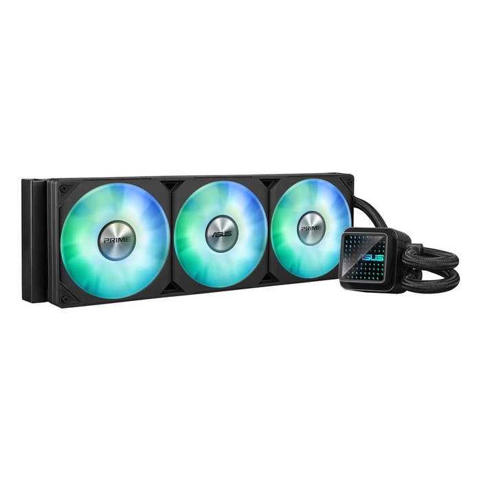 ASUS Prime LC 360 ARGB Kit de Refroidissement Liquide AIO, Radiateur 360 mm, Ventilateurs PWM 120 mm, ARGB, Intel LGA 1150-1700/AMD AM4-AM5