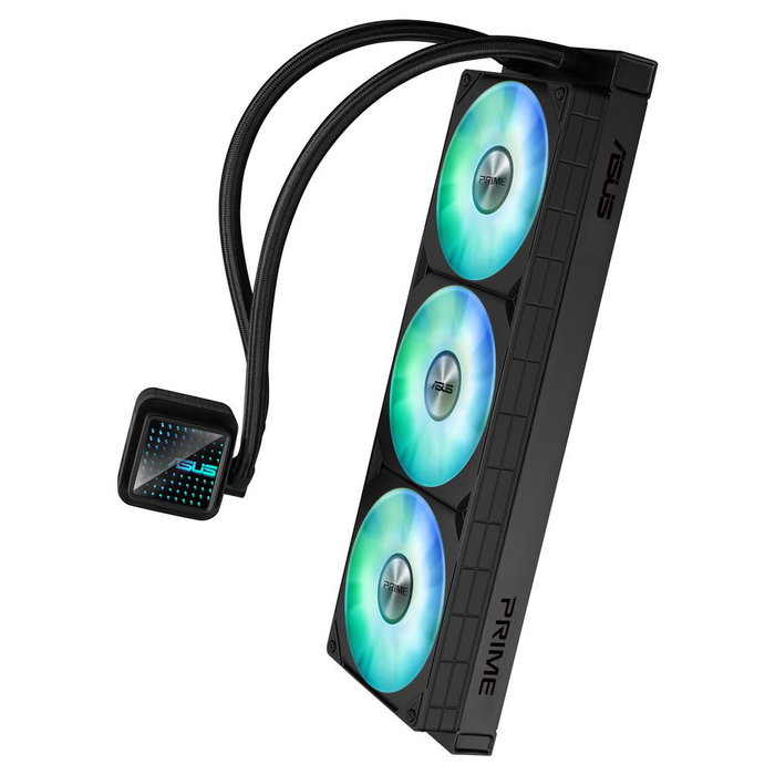 ASUS Prime LC 360 ARGB Kit de Refroidissement Liquide AIO, Radiateur 360 mm, Ventilateurs PWM 120 mm, ARGB, Intel LGA 1150-1700/AMD AM4-AM5