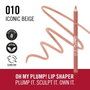 Rimmel London Oh My Plump! Lip Shaper - 010-Iconic Beige