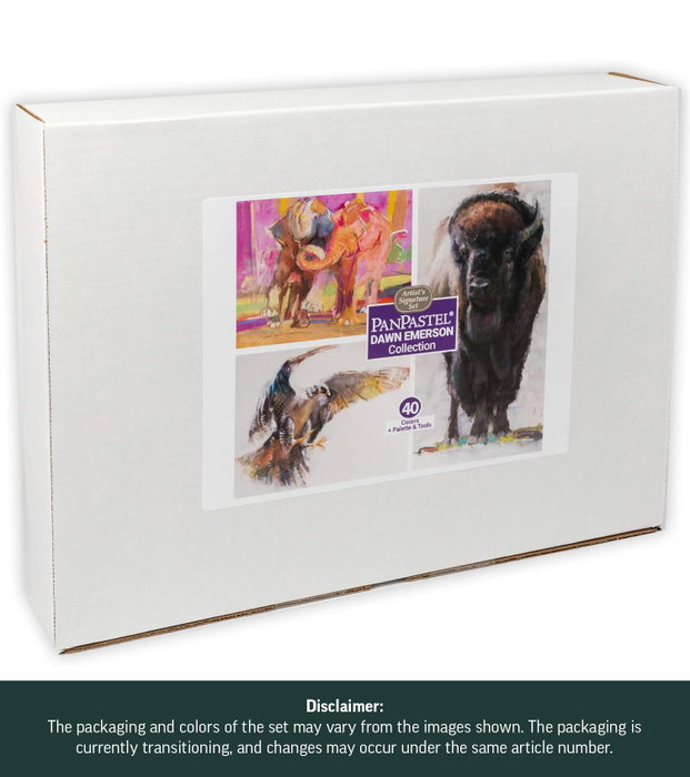 Panpastel 40 - Collection Dawn Emerson avec outils Sofft et palette Tr