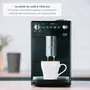 Melitta Purista F230-102 - Machine à café automatique avec moulin conique - Noir - Compacte 20 cm - Intensité réglable - Mode 2 tasses