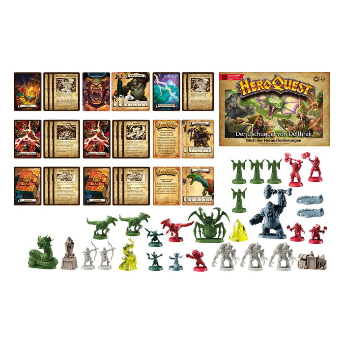 HeroQuest extension jeu de plateau Der Dschungel von Delthrak Pack de Quête *ALLEMAND* HeroQuest extension jeu de plateau Der Dschungel von Delthrak Pack de Quête *ALLEMAND*