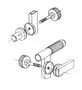 QUIKLOK QL623 Support pour clavier format X 3 niveaux double profil acier noir réglable hauteur 585-964 mm charge max 120 kg