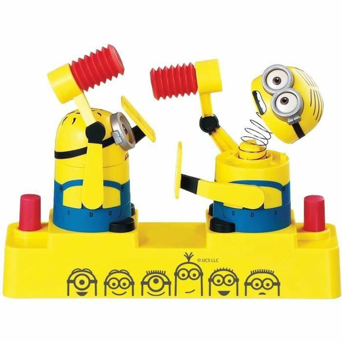 Epoch Games Minions Hammer POP, Jeu d'adresse Multicolore et Jaune