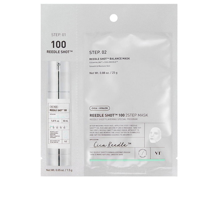 Vt Cosmetics VT REEDLE SHOT 100 Masque en 2 étapes 25 g