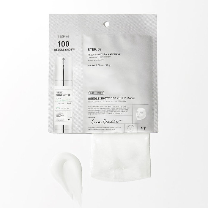 Vt Cosmetics Masque en 2 étapes Reedle Shot 100 25 g Vt Cosmetics Masque en 2 étapes Reedle Shot 100 25 g