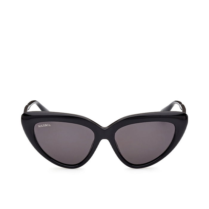 Max & Co Lunettes de soleil MO0047 01A femme œil de chat noir 55 mm Max & Co Lunettes de soleil MO0047 01A femme œil de chat noir 55 mm