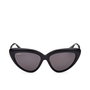 Max & Co Lunettes de soleil MO0047 01A femme œil de chat noir 55 mm