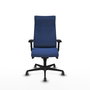 Piqueras y Crespo Chaise de Bureau Albacete Bleu Marine