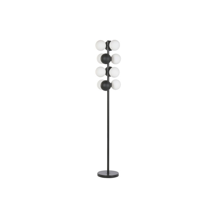 Lampadaire Home ESPRIT Blanc Noir 28 X 28 X 155 CM Lampadaire Home ESPRIT Blanc Noir 28 X 28 X 155 CM