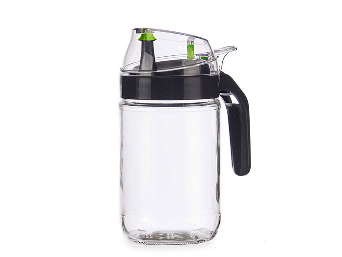 Vivalto Huilier diffuseur en verre 660ml noir avec aérateur 12x18x87 cm (Set de 10) Vivalto Huilier diffuseur en verre 660ml noir avec aérateur 12x18x87 cm (Set de 10)