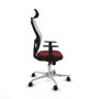 Piqueras y Crespo Chaise de Bureau 1D086N2 Bordeaux