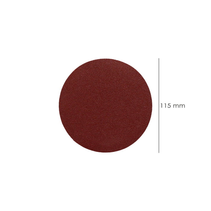 WOLFPACK LINEA PROFESIONAL Disques abrasifs à velcro 115mm Grain 180, Lot de 10