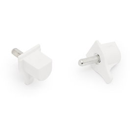 HERRAJES ALK Support pour étagère Safeti blanc ø3 mm