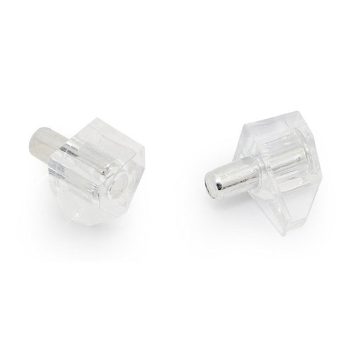 ALK Safeti Support d'étagère plastique Blanc/Neutre - Diamètre 3 mm et 5 mm, Finition blanche