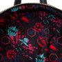 Loungefly Sac à dos lenticulaire Cruzando el Multiverso Spiderman Marvel, 27 cm, en similicuir PU, bretelles ajustables