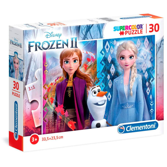 CLEMENTONI Puzzle Disney La Reine des Neiges 2 (Frozen 2) 30 Pièces - 33,5 x 23,5 cm