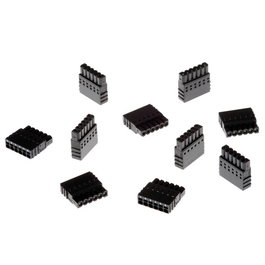 Axis TU6009 - Connecteur mâle 6 broches 2.5 mm pour port d'entrée/sortie - Bloc à bornes 6 positions - Lot de 10 pièces