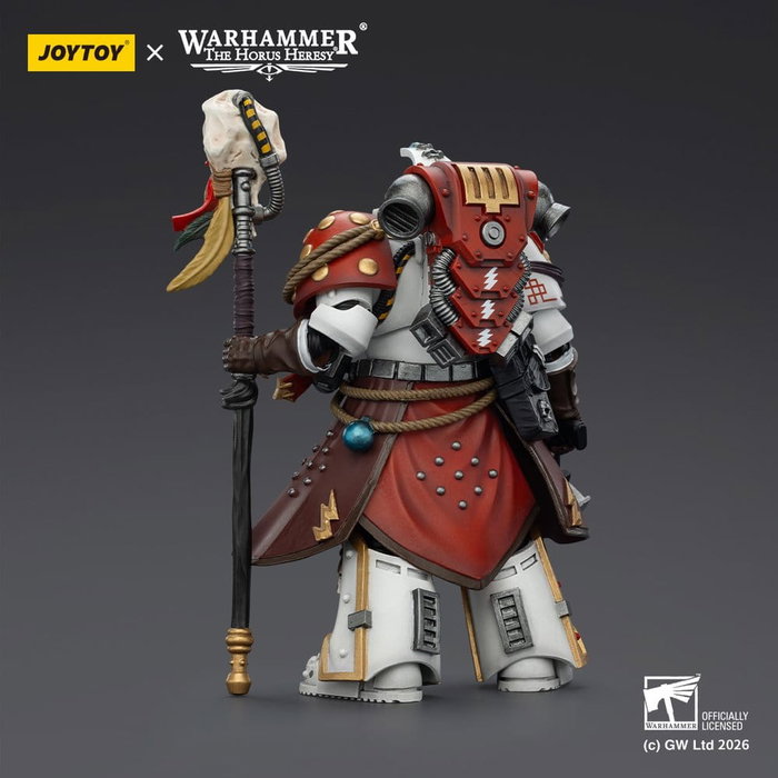 Joy Toy (CN) Warhammer 40,000 White Scars Stormseer Consul avec Force Staff et Bolt Pistol