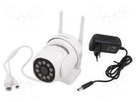 GEMBIRD Caméra CCTV Wi-Fi rotative 4Mpx blanc