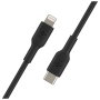 Belkin CAA011ds1MBK Câble Lightning vers USB-C Boost Charge 1m Noir - Certifié MFi, Charge Rapide pour iPhone/iPad/AirPods
