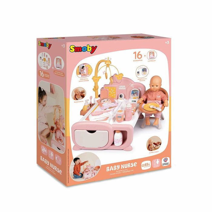 Smoby Nurserie Cocoon pour poupons avec accessoires