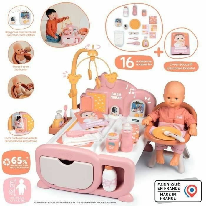 Smoby Nurserie Cocoon pour poupons avec accessoires