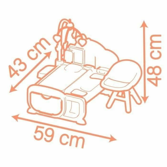 Smoby Nurserie Cocoon pour poupons avec accessoires