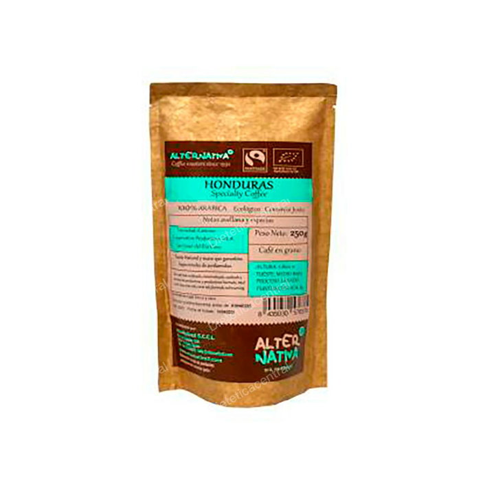Alternativa 3 Café Spécialité Honduras COAQUIL 250g Bio - Grains Arabica, Notes Noisette et Épices, Commerce Équitable Alternativa 3 Café Spécialité Honduras COAQUIL 250g Bio - Grains Arabica, Notes Noisette et Épices, Commerce Équitable