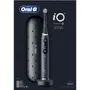 Oral-B iO 9 Brosse à Dents Électrique Noire - 1 Brossette, Étui de Voyage Chargeur, Pochette Magnétique - Technologie iO Magnétique - Brossage Professionnel