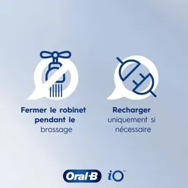 Oral-B iO 9 Brosse à Dents Électrique Noire - 1 Brossette, Étui de Voyage Chargeur, Pochette Magnétique - Technologie iO Magnétique - Brossage Professionnel