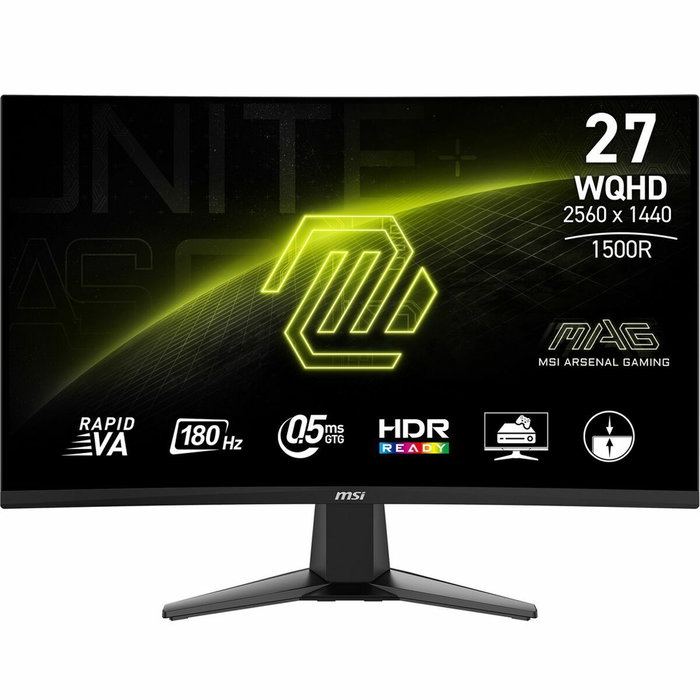 MSI MAG 27CQ6F Écran PC Gamer Incurvé 27'' WQHD 180Hz