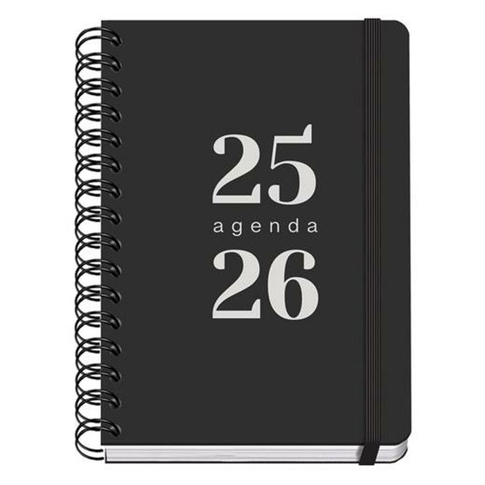 Agenda DOHE GRAMMAR Noir A5 150 x 210 mm (20 Unités)