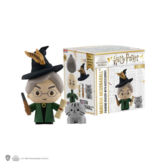 Cinereplicas Harry Potter Mc Gonnagall - Figurine en gomme avec accessoires, lot de 10