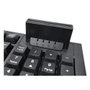 Unykach KB918 Teclado Español con Lector de DNI USB Negro 105 Teclas Membrana