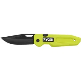 Ryobi Couteau de Poche Polyvalent RHCKF-3 - Lame Tranchante, Construction Robuste et Design Compact pour Utilisation Quotidienne