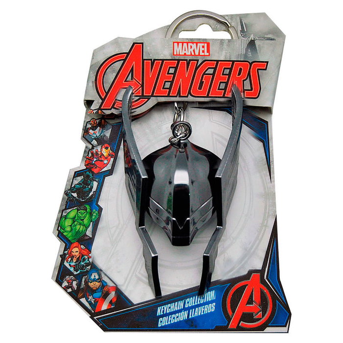KIDS LICENSING Porte-clés 3D Thor Marvel en métal - 14 x 9.5 cm