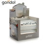 Gondol Jarre Doseuse Plastique Transparente 1,3 L 12,7x14,5x18,5 cm (Set de 48)