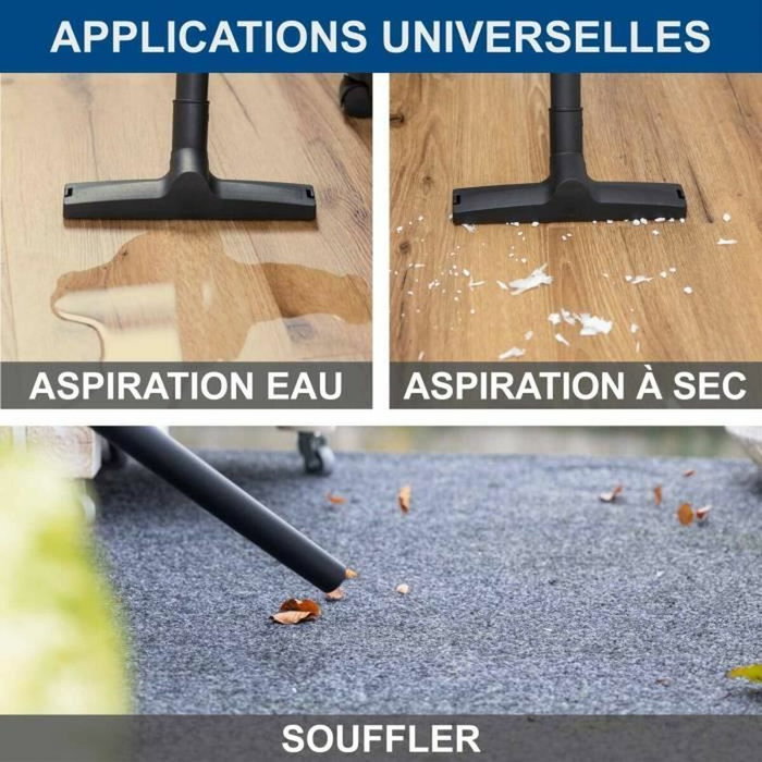 Scheppach Aspirateur eau et poussière VC16 - 1200 W - 16L Scheppach Aspirateur eau et poussière VC16 - 1200 W - 16L