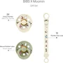 Bibs Coffret cadeau bébé BIBS x Moomins - Sucette T2 & attache - Ivory