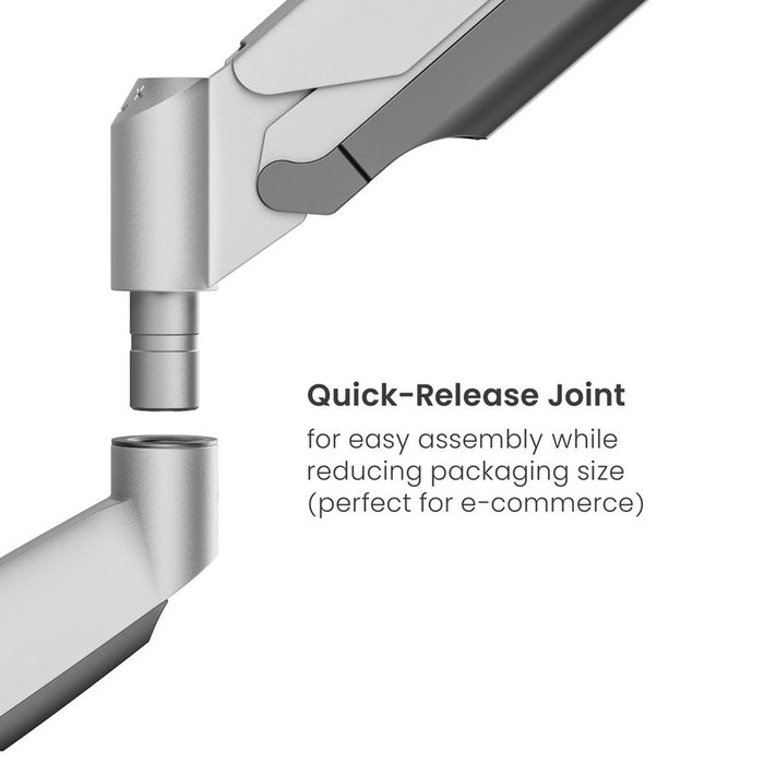Ewent Support VESA pour Moniteur jusqu'à 35 Pouces, Bras Articulé avec Pince et Gestion des Câbles, 15 kg Ewent Support VESA pour Moniteur jusqu'à 35 Pouces, Bras Articulé avec Pince et Gestion des Câbles, 15 kg