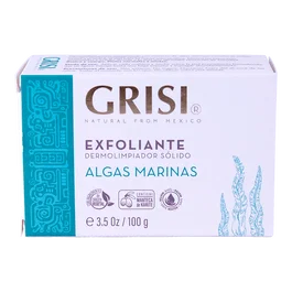 GRISI Dermolimpiador Solide Exfoliant aux Algues Marines 100g