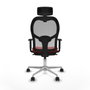 Piqueras y Crespo Chaise de Bureau 1D086N2 Rouge